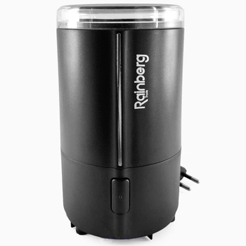 Кавомолка електрична роторна Rainberg RB-302 300Вт Чорний