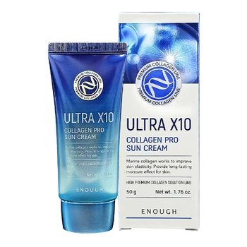 Солнцезащитный крем Ultra X10 Collagen Sun Cream Enough 50 г 8809726960399