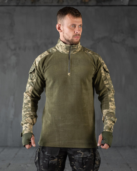 Тактический зимний убакс на флисе 2XL олива + пиксель (89360)