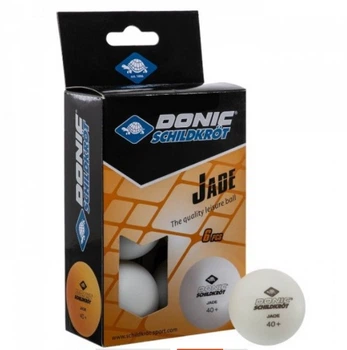 Мячи для настольного тенниса DONIC Jade ball 40+ комплект 6 штук white