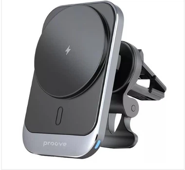 Автодержатель с Беспроводной Зарядкой Proove Square Magnetic Pro 15W