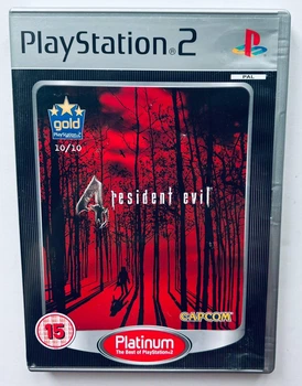 Resident Evil 4 Platinum, английская версия - диск для PlayStation 2, Б/У