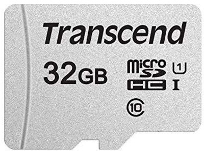 Карта пам'яті Transcend microSD 32GB C10 UHS-I R100/W20MB/s (TS32GUSD300S)