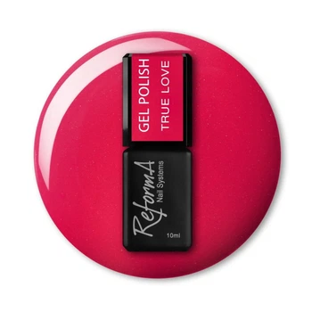 Гель-лак ReformA Red Lovers True Love 941181 малиновая фуксия с перламутром 10 мл (5055379411815)