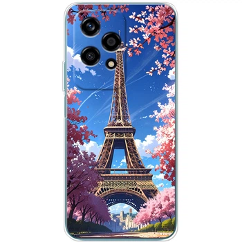 Силиконовый Чехол с Картинкой для Huawei Honor 200 Lite Принт (Париж, Эйфелева Башня) (61056-ysm036)
