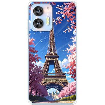 Силиконовый Чехол с Картинкой для Oukitel C36 Принт (Париж, Эйфелева Башня) (59752-ysm036)