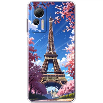 Силиконовый Чехол с Картинкой для Ulefone Note 14 Принт (Париж, Эйфелева Башня) (59792-ysm036)