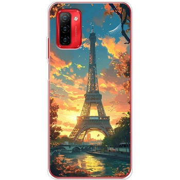 Силиконовый Чехол с Картинкой для Ulefone Note 12P Принт (Париж, Эйфелева Башня) (59802-ysm037)