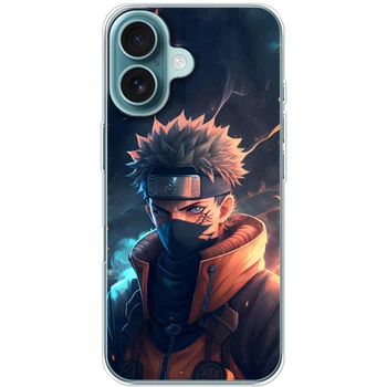 Силіконовий Чохол з Картинкою для iPhone 16 Принт (Аніме Наруто, Anime Naruto) (58615-ysm001)