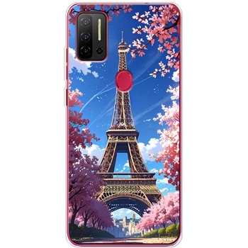 Силиконовый Чехол с Картинкой для Ulefone Note 11P Принт (Париж, Эйфелева Башня) (59772-ysm036)