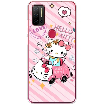 Силиконовый Чехол с Картинкой для Ulefone Note 11P Принт (Хеллоу Китти, Hello Kitty) (59772-ysm032)