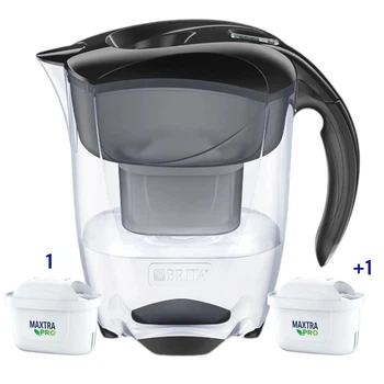 Фильтр-кувшин для воды BRITA Elemaris XL Meter 3.5 л. с 2-мя картриджами Maxtra Pro Limescale для жесткой воды