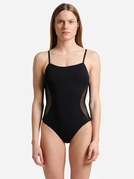 Купальник слитный женский Arena Mesh Panels Swimsuit Closed Ba 006661-500 42 Черный (3468337053446)