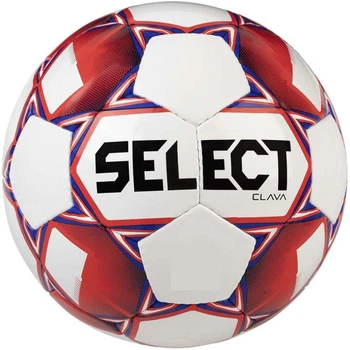 Мяч футбольный SELECT Clava White-Red №5