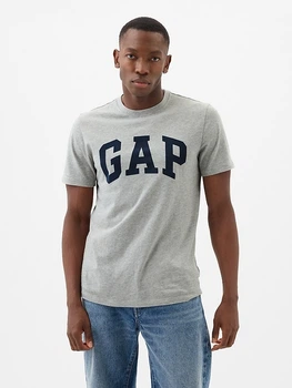 Мужская футболка Gap (500116675869) Everyday Soft Logo S серая