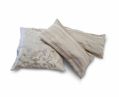Комплект декоративных подушек Firanka Damask Line 38х38см 1шт 40х20см 2шт бежевые (п_0221)