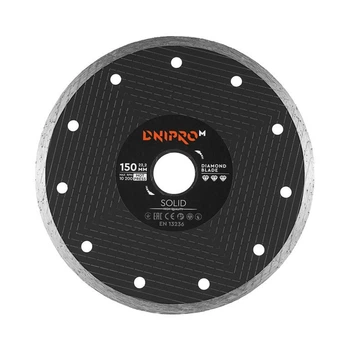 Диск Dnipro-M алмазный 150 22.2 Solid (81951000)
