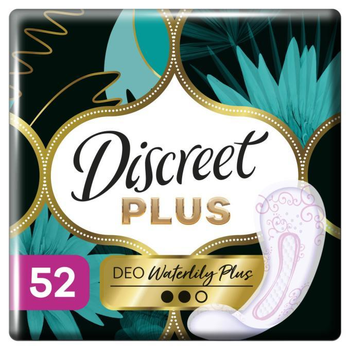 Прокладки щоденні Discreet Водяна Лілія плюс 52 шт (8006540231746)