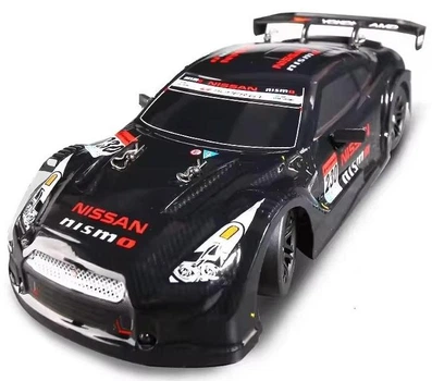 Дрифт машинка Nissan GT500 4WD на радиоуправлении 30 см Черная