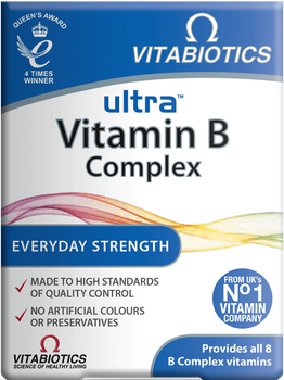 Suplement diety Vitabiotics Ultra Vitamin B Complex 60 tabletek (5021265244072)