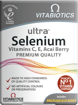 Suplement diety Vitabiotics Ultra Selenium selen 30 tabletek (5021265245710)