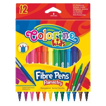 Набор фломастеров Colorino 1 мм 12 шт (14588PTR)