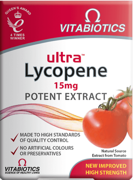 Suplement diety Vitabiotics Ultra Lycopene 15 mg 30 tabletek (5021265244027)