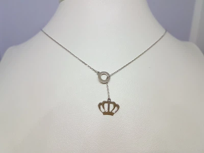 Серебряное колье Корона. 908-00807 47