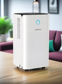Осушувач повітря Climative DH-12S 20 м² 2 л Wi-Fi таймер дисплей з іонізацією Білий