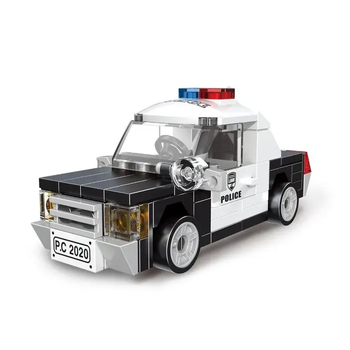 Конструктор инерционный Decool Mini Racing Полицейская машина