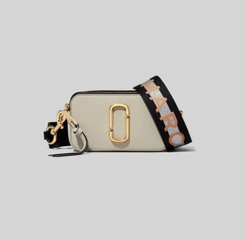 Сумка кожаная Marc Jacobs The Logo Strap Snapshot New Dust Multi M0014146