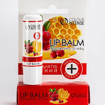 Бальзам для губ Colour Intense Healthy Therapy SPF15, № 03 Журавлина і Мед