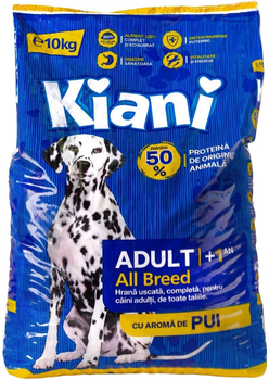 Сухой корм для взрослых собак Kiani Dog Petfood с курицей 10 кг (5941608000205)