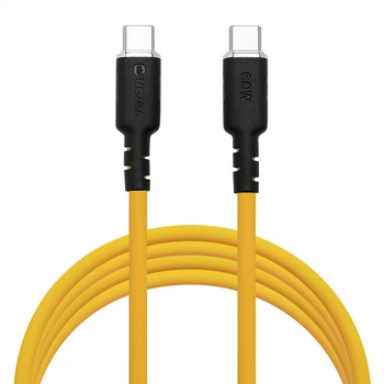 Кабель USB-C — USB-C 60W PD 2 м Veron CC072 Yellow