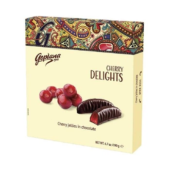 Вишневе желе в шоколаді Goplana Delights 190g