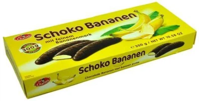 Конфеты шоколадные Sir Charles Schoko Bananen с банановым суфле 300 г