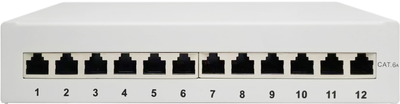 Патч-панель Digitus CAT 6A 12-port 1U (DN-91612SD-EA-G)