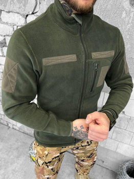 Тактическая флисовая кофта Fleece Polartec Jacket Olive XXXL