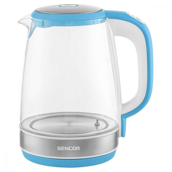 Електрочайник Sencor 2л Strix скло 5 темп.реж синій