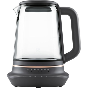 Електрочайник Electrolux 1.7л Strix скло заварник підтримка температури чорний
