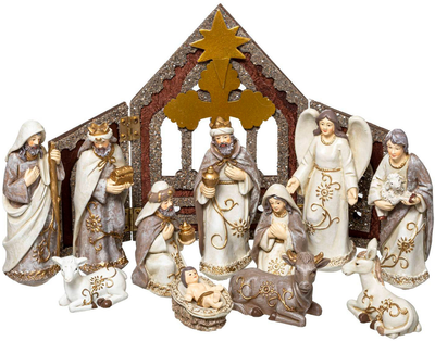 Szopka Boże Narodzenie Feeric Lights & Christmas 11 figurek 25 cm (3560237533360)