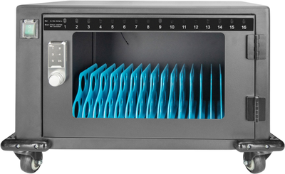 Szafa do przechowywania i ładowania Digitus Rack Cabinet 16 urządzeń USB-C Black (DN-45007)