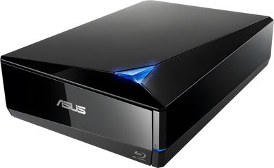 Napęd optyczny Asus External Blu-ray Drive USB 3.2 BW-16D1X-U Black (90DD0210-M29000)