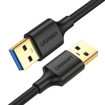 Цифровой кабель Ugreen US128 USB-A 3.0 - USB-A 3.0, 1m Black 10370