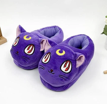 Капці-кігурумі Кішка Сейлор Мун My Kigu Домашні Для Дівчинки М'які Плюшеві Фіолетовий 35-41 (Д13039)