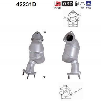 Каталізатор STARLINE 99.41.673 Audi A6, Allroad 4D0131090MX, 4D0131090MV