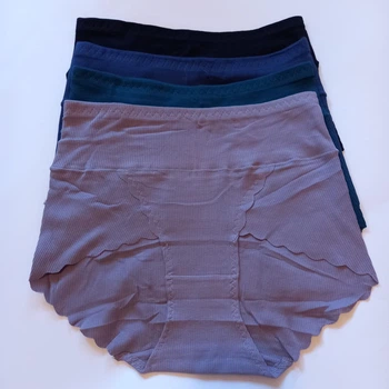 Женские трусики слипы Anttifu 2XL однотонные 0882 - 4 шт.