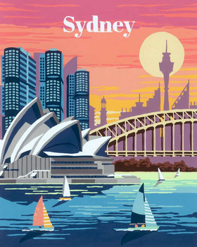 Malowanie po numerach Ravensburger CreArt Sydney 24 x 30 cm (4005556235261)