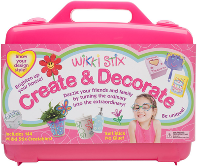 Воскові нитки Wikki Stix Рожева валіза 144 деталей (0732204008123)