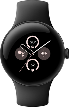 Smartwatch Google Pixel Watch 2 LTE Aluminum Case / Obsidian Matte Black (GA05025-DE)